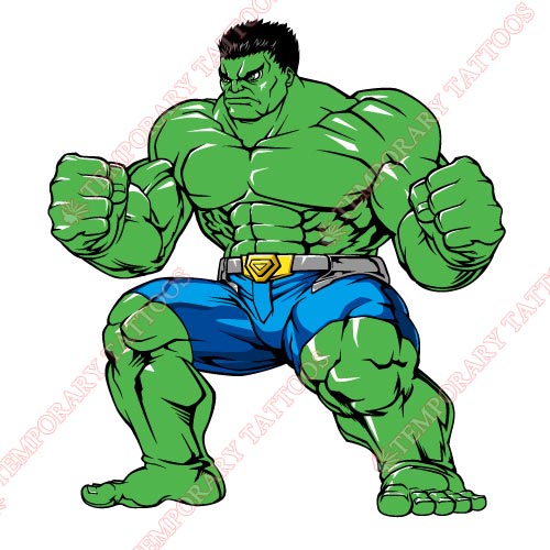 Hulk Customize Temporary Tattoos Stickers NO.155